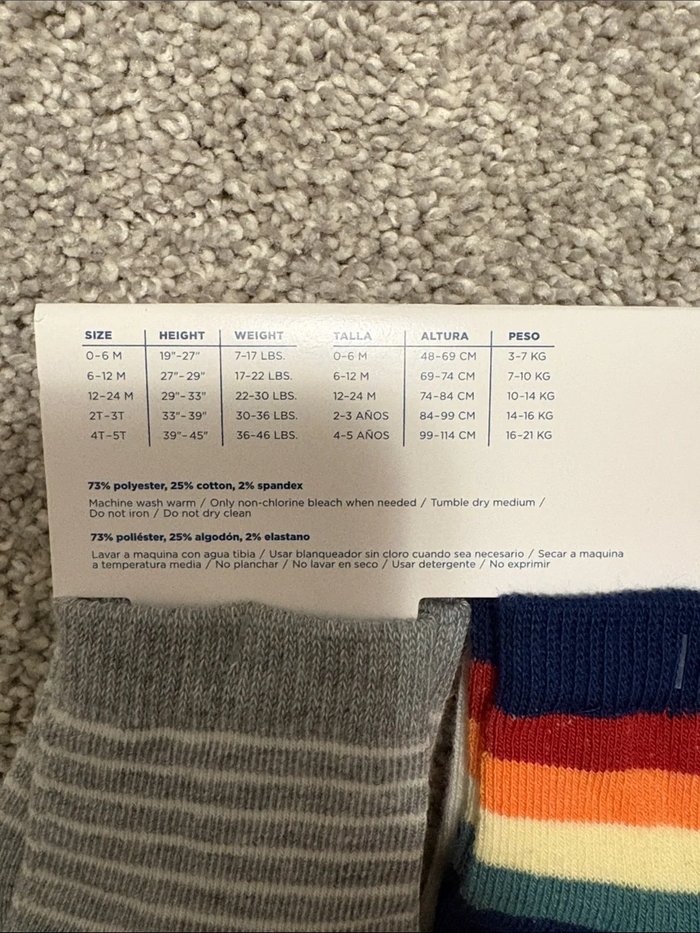 Old Navy Baby Crew Socks 4-Pack 12-24 months new